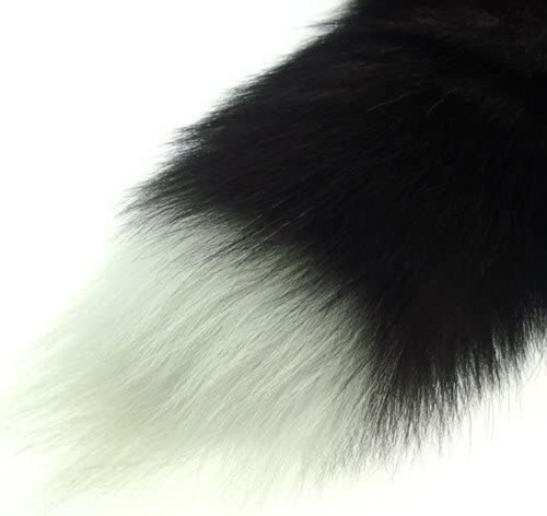 Chaveiro Fofo Com Cauda De Raposa Real, Bolsa De Brinquedos