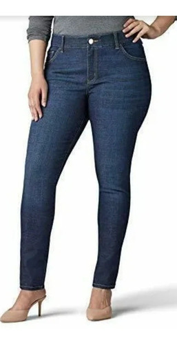 Pantalón Dama Extra 26w Long Lee Skinny Leg Flex Motion