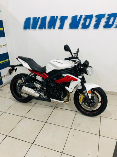 Street Triple 675 R Abs 2014 Branca Manual Chave Reserva