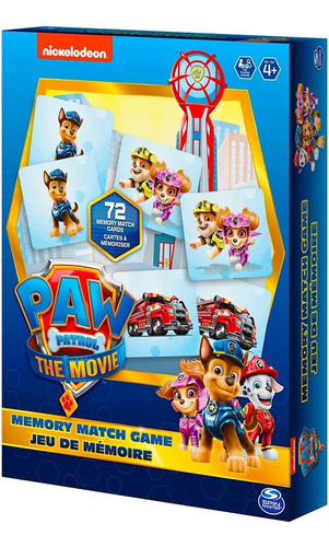 Paw Patrol El Juego De Coincidencia De Memoria De La PelĂcul