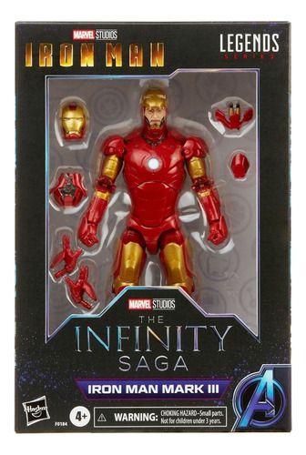 Figura De Acción Marvel Iron Man Mkiii (movie 2008)