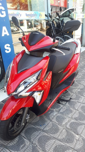 Imagem 11 de 14 de Honda Elite 125i 2021 Vermelha Único Dono