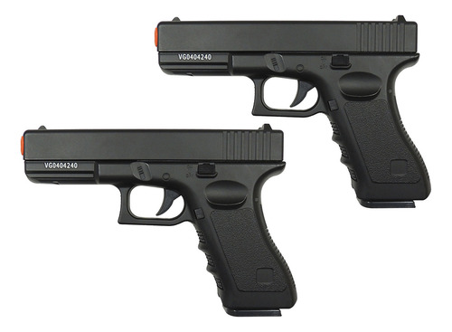 Combo 2 Arminhas De Ferro Pistola Airsoft Spring Glock 6mm