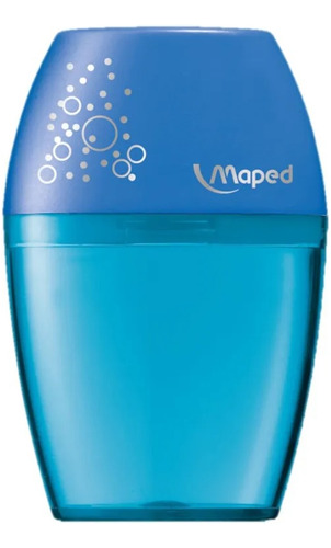 Afilador Maped Shaker con cesta C/1 unidad, color azul