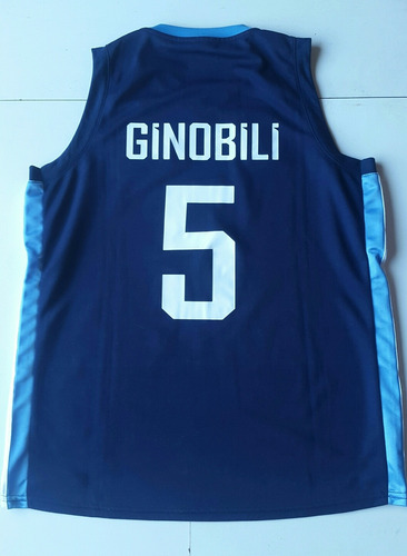 Camiseta Seleccion Argentina De Basquet Ginobili