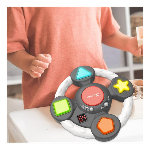 Volante Juego Electrónica Con Luz Y Sonido Aprendizaje