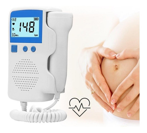 Doppler Fetal Ultrasonido 3mhz Portátil Envío Gratis Ya