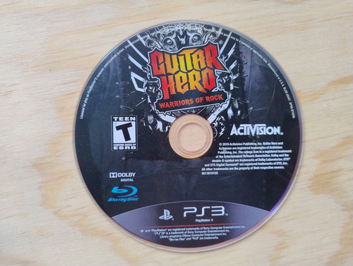 Guitar Hero Warriors Of Rock Ps3 (Usado)