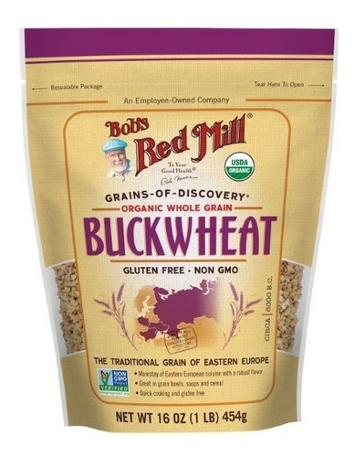 Bobs Red Mill Grano De Trigo Sarraceno Buckwheat Organico 