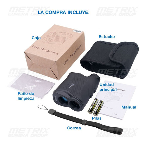 Imagen 6 de 6 de Monocular Telemetro Medidor Distancia Laser Golf 6x24 900m
