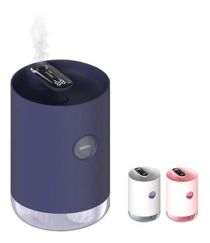 Humidificador 1 L Aromatizador Ultrasonico Recargable Led