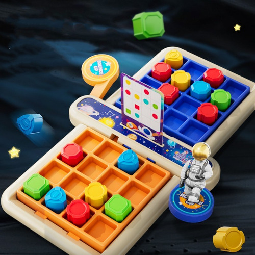 Juego Mesa Niños:2 Jugadores-ganador Hace Caer Tablero