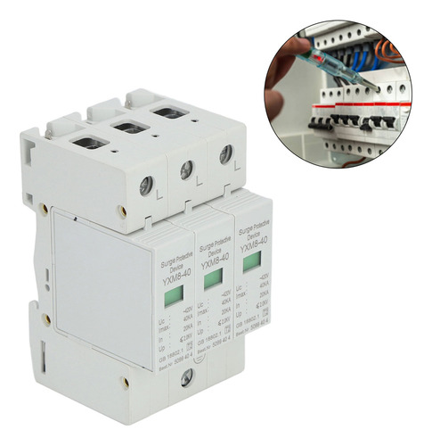 Dispositivo De Protección Contra Sobretensiones 3p 40ka 420v