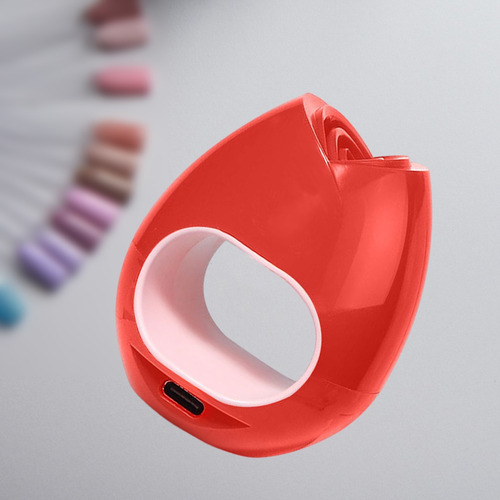 Manicura Un Dedo Uñas Uv Lámpara De Secado Máquina Rojo