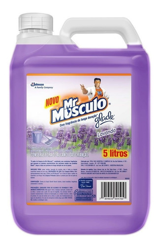 Limpador Perfumado Glade Lavanda Mr Músculo Galão 5l