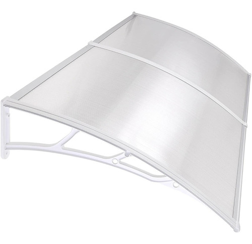 Toldo De Policarbonato De 80x40 Color Blanco Marca Yescom