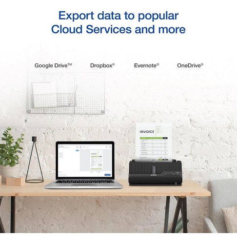 Epson WorkForce ES-C220, Negro (B11B272202) Escáner de hojas alimentadas a dúplex