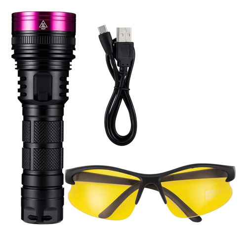 Linterna Uv Alonefire Sv18 12w 365nm Recargable Por Usb U...
