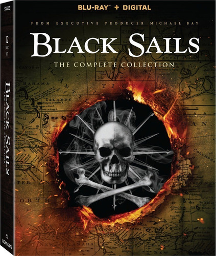 Blu Ray Black Sails Complete Seasons Originalbox Set 