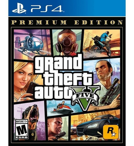 Imagen 1 de 1 de Grand Theft Auto V Gta Premium Edition  - Fisico Ps4