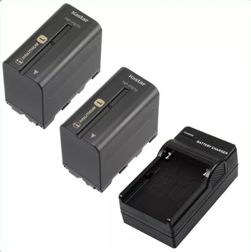 2 Baterias 1 Carga Np-f970 Para Camaras Sony Y Lamparas Led