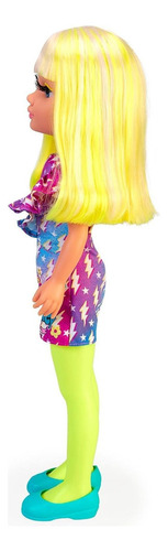 Muñeca Nancy Neon Cabello Amarillo Muñeca 44cm Famosa