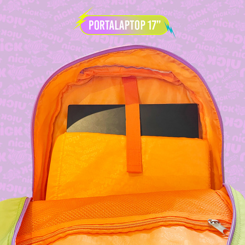 Mochila Reptar Con Gorrito Rugrats Por Yadatex