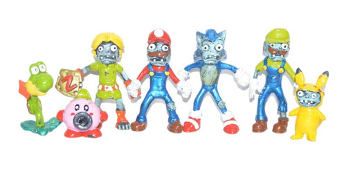 Muñecos Figuras Personajes Plantas Vs Zombies S Smash Bros