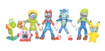 Comprar Muñecos Figuras Personajes Plantas Vs Zombies S Smash Bros
