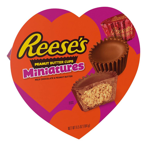 Reese's Miniatures Mantequilla De Maní Con Chocolate Con Lec