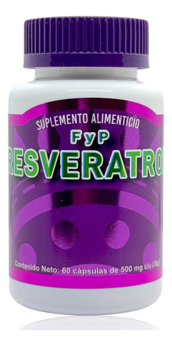 Resveratrol Quercetina 60 Cápsulas F Y P Fer & Greco