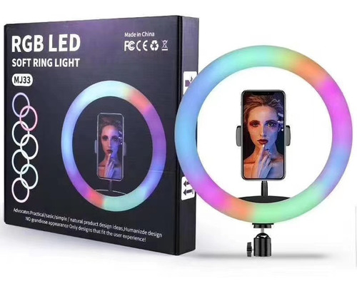 Aro De Luz Led Rgb (soft Ring Light) Mj33