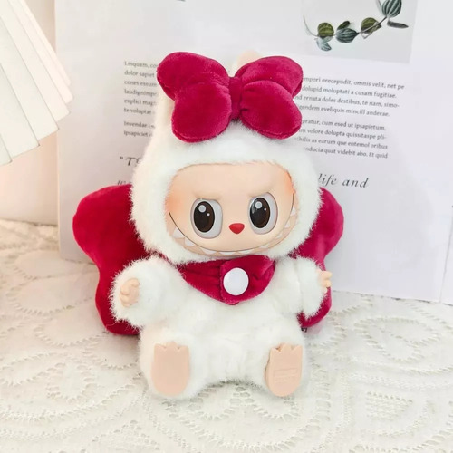 Labubu Ropa Decoración Y Disfraces Lazo Rojo Ropa De Muñeca Multicolor Para Labubu Macaron