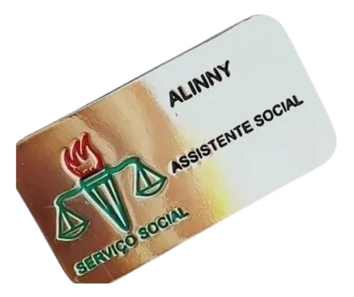 Imagem 1 de 4 de Broche Personalizado Para Empresa Boton Banhado A Ouro 18k