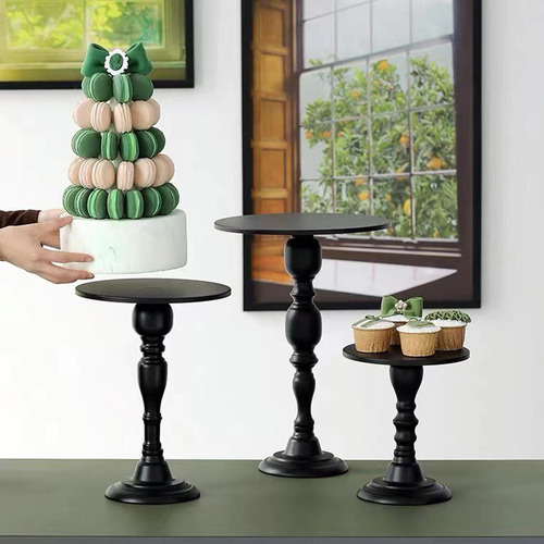 Pantalla De Postres De Torta Pantalla De Black 30x42.5cm