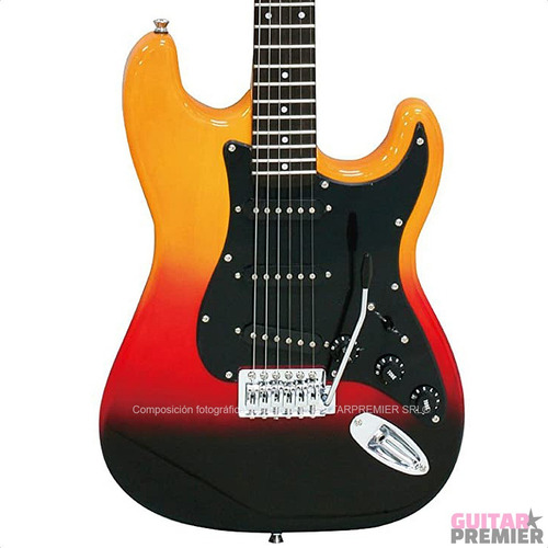 Imagen 7 de 10 de Combo Guitarra Electrica Rock + Amplificador 15w Accesorios