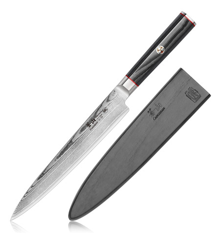 Cuchillo Sashimi Cangshan Yari Series X-7 De 8 Damasco