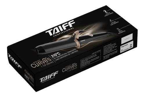 Modelador Taiff De Cachos Curves Bivolt 38mm 1 1/2