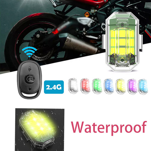 Luces De Advertencia Recargables Para Coche Moto Bicicleta R