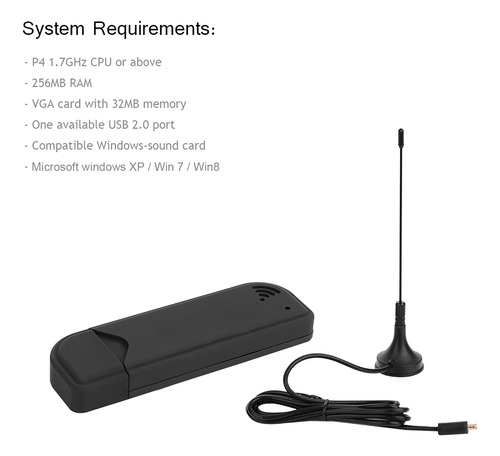 Mini Receptor De Tv Usb 2.0, Sintonizador De Tv Digital Isdb