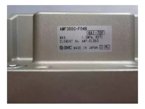 Filtro Smc Remoção De Odores Linha Ar-amf-350c-f04-1/2¨-novo