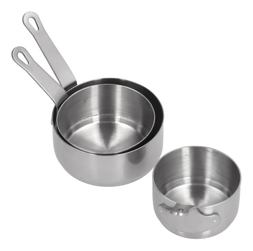 Dp Tazón De Salsa De Acero Inoxidable, 3 Tazas, Asa For
