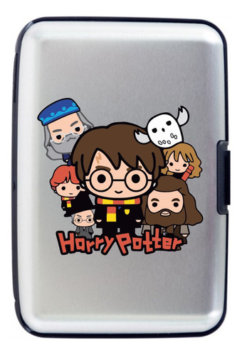 Billetera Compacta Harry Potter Tarjetero Alumin Porta Doc X