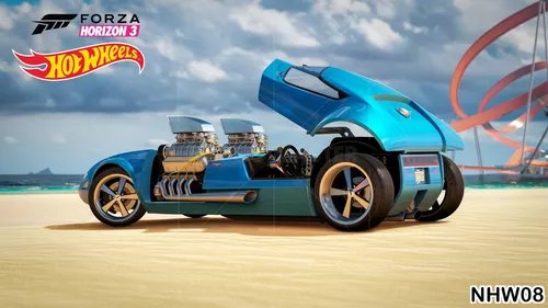 Papel De Parede Hot Wheels Carros Pista Track Forza M² Nhw11 no Shoptime