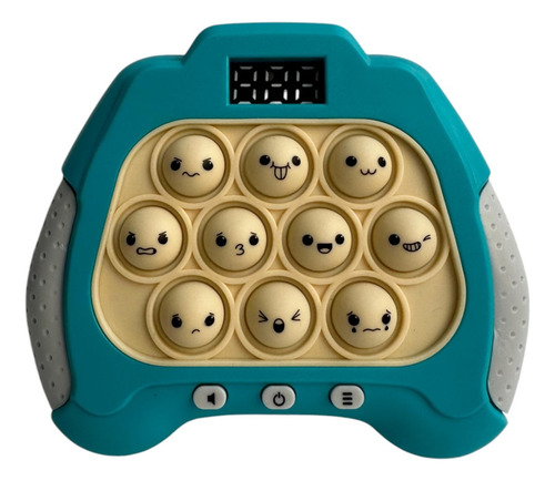 Pop It Consola Electronica Sensorial Luz Sonido Multijugador Celeste