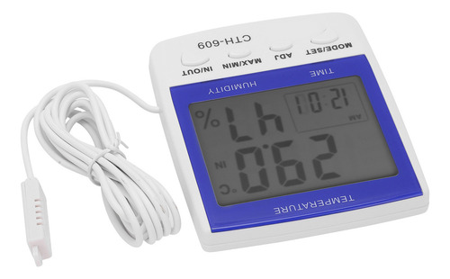 Medidor De Temperatura E Umidade Digital Thermo Hygro Cth609