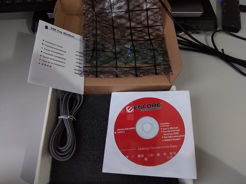 Tajeta Red Fax Modem Interno 56k Pci Encore Enf656-esw-mop