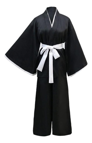 Kimono Tradicional Japones Haori Hakama Para Mujer Disfraz S