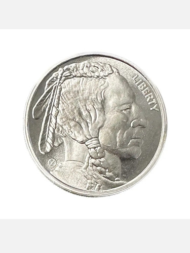 1 Onza De Plata .999 Medalla Búfalo Apache Coint Colección