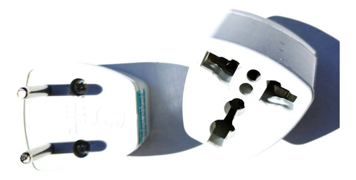 Adaptador Enchufe Universal 2 Pata Chileno Redonda Plana